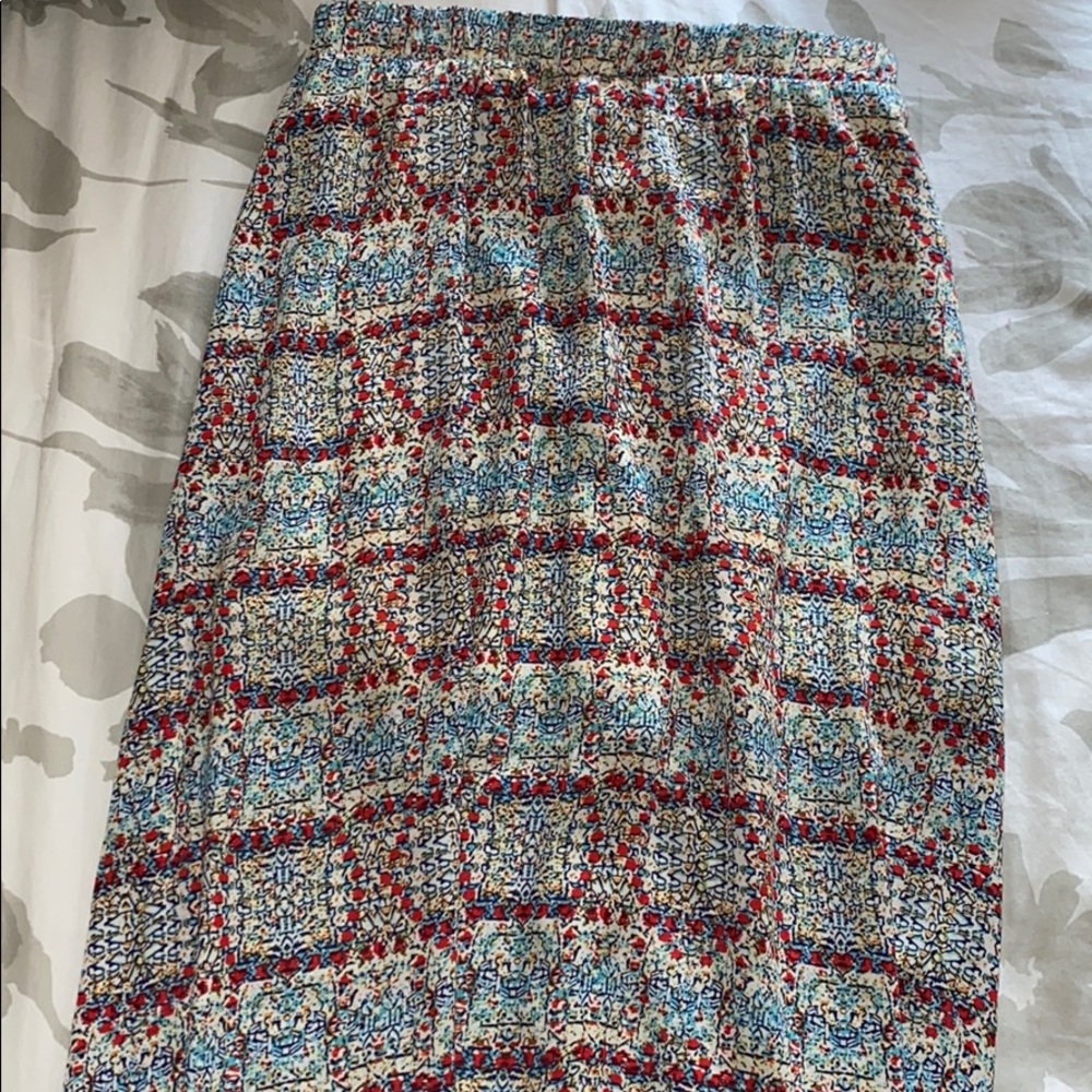 LA Hearts maxi skirt